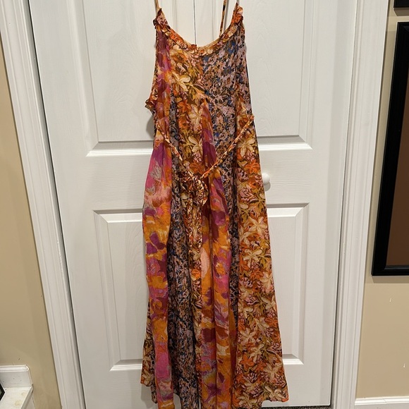 Free People Moondive Maxi Spaghetti Strap Boho Dress - Picture 4 of 7